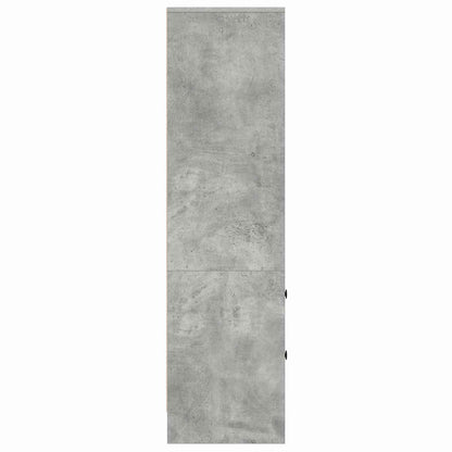 Highboard with Drawer Concrete Grey 45.5 x 34 x 127 cm
