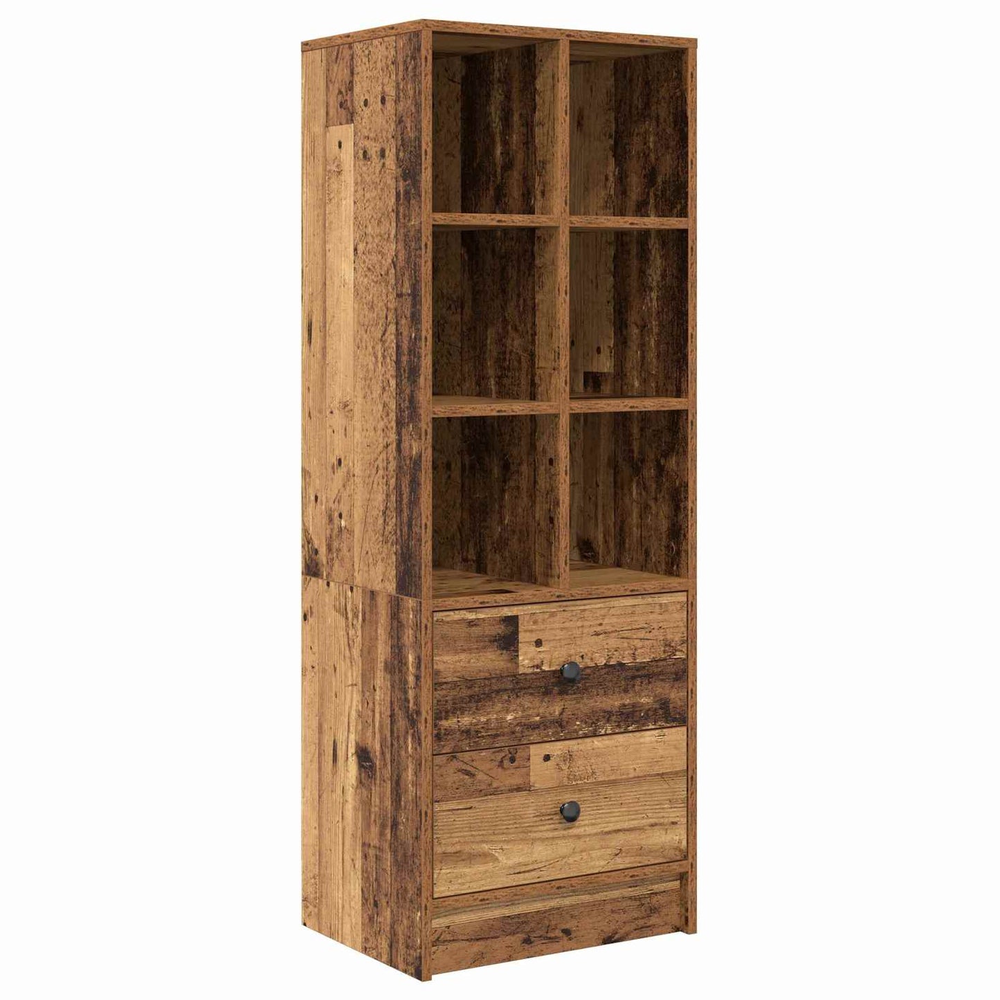 Highboard with Drawer Old Wood 45.5 x 34 x 127 cm