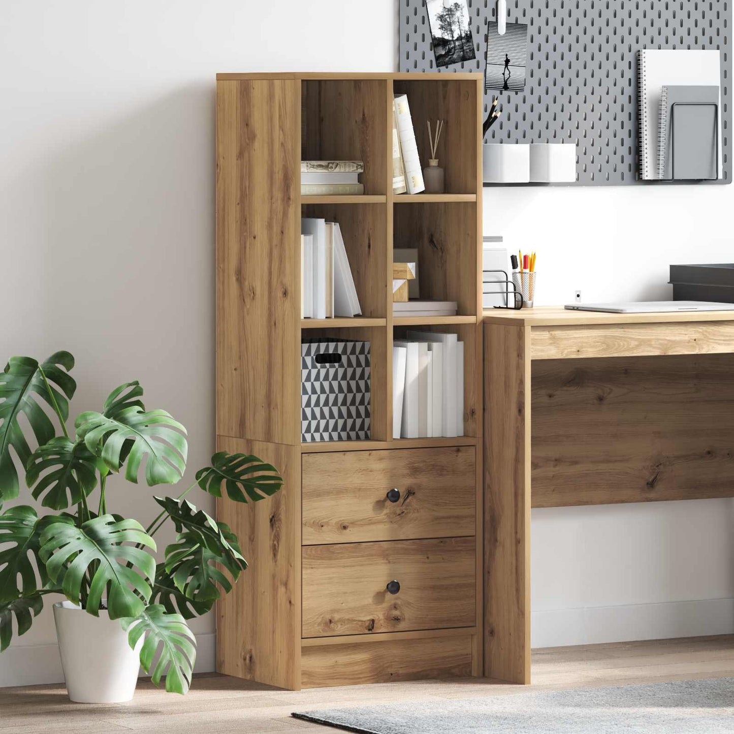 Highboard Artisan Oak 45.5 x 34 x 127 cm
