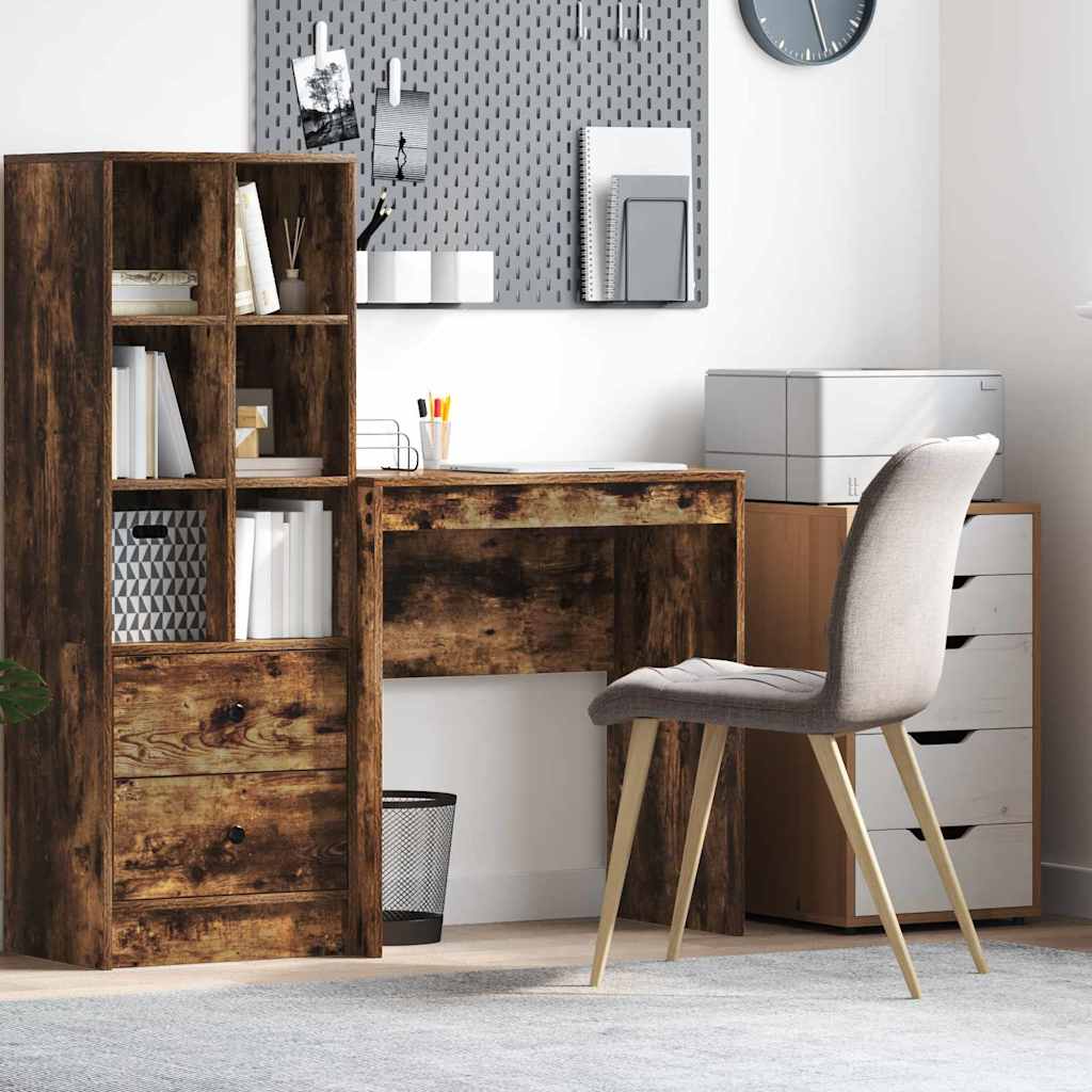 Desk Smoked Oak 70 x 40 x 76 cm