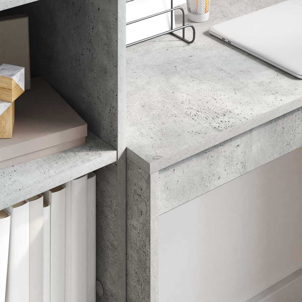 Desk Concrete Grey 80 x 40 x 76 cm