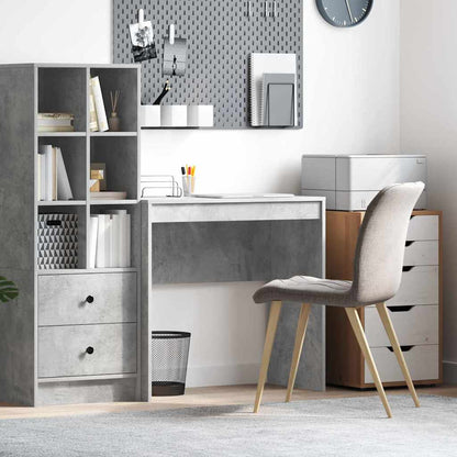 Desk Concrete Grey 80 x 40 x 76 cm