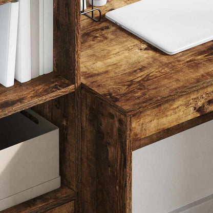 Desk Smoked Oak 80 x 50 x 76 cm