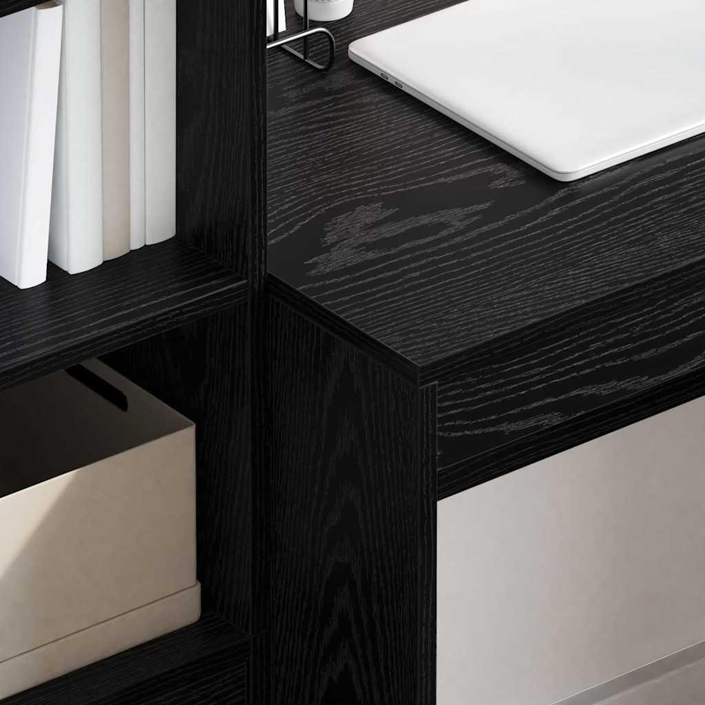 Desk Black Oak 90 x 50 x 76 cm