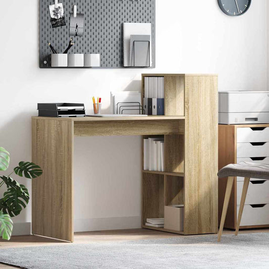 Desk Sonoma Oak Engineered Wood 108 x 55 x 103.5 cm