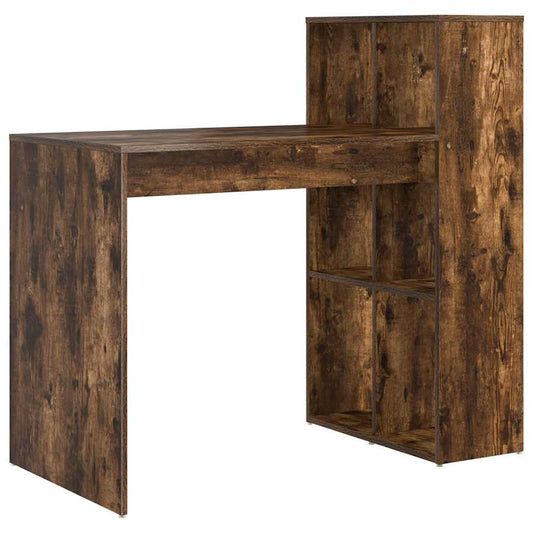 Desk Smoked Oak Engineered Wood 108 x 55 x 103.5 cm