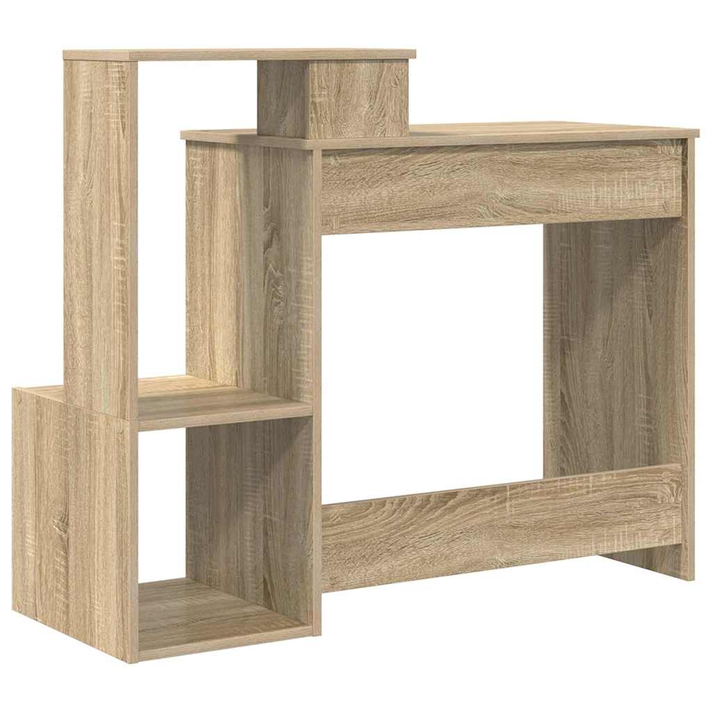 Desk with Drawer Sonoma Oak 106 x 41 x 88.5 cm Engineered Wood