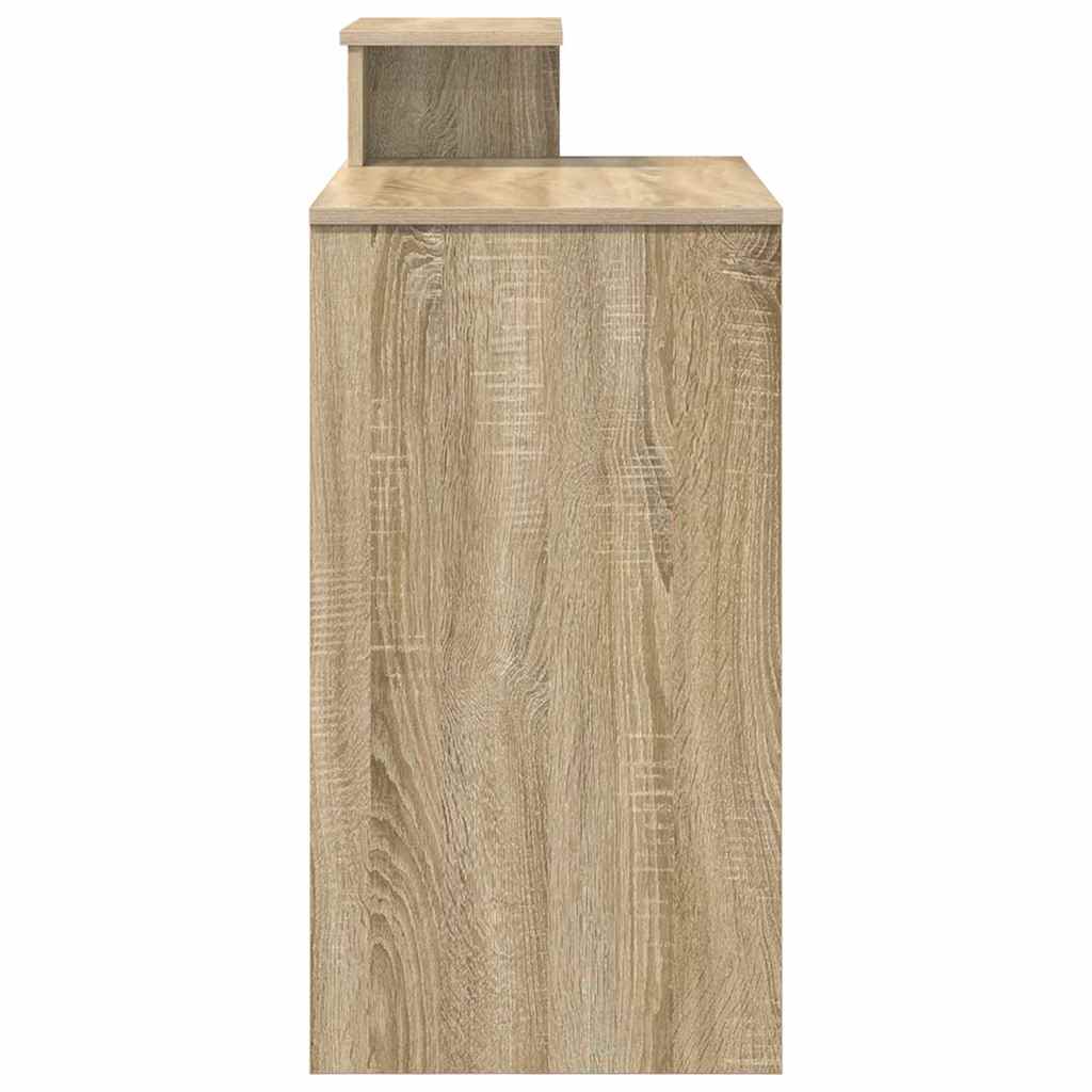 Desk with Drawer Sonoma Oak 106 x 41 x 88.5 cm Engineered Wood