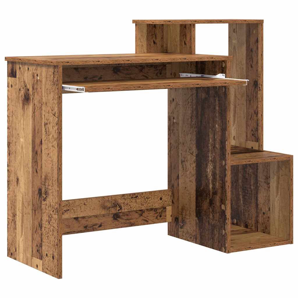 Desk with Drawer Old Wood 106 x 41 x 88.5 cm Engineered Wood