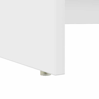 Desk with Drawer White 120.5 x 44 x 88.5 cm Engineered Wood