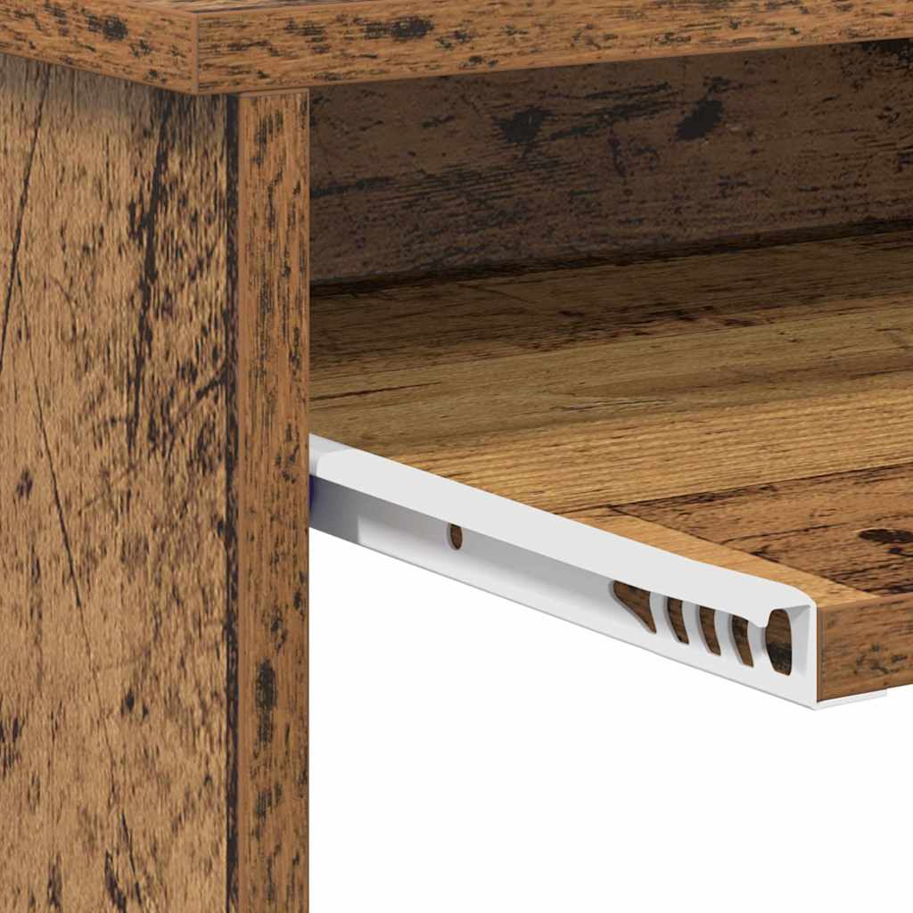 Desk with Drawer Old Wood 120.5 x 44 x 88.5 cm Engineered Wood