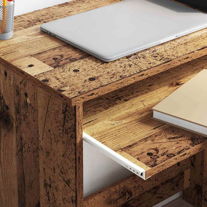 Desk with Drawer Old Wood 120.5 x 44 x 88.5 cm Engineered Wood