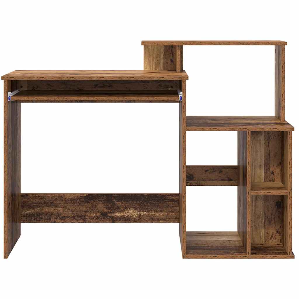 Desk with Drawer Old Wood 120.5 x 44 x 88.5 cm Engineered Wood