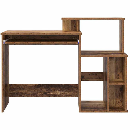 Desk with Drawer Old Wood 120.5 x 44 x 88.5 cm Engineered Wood