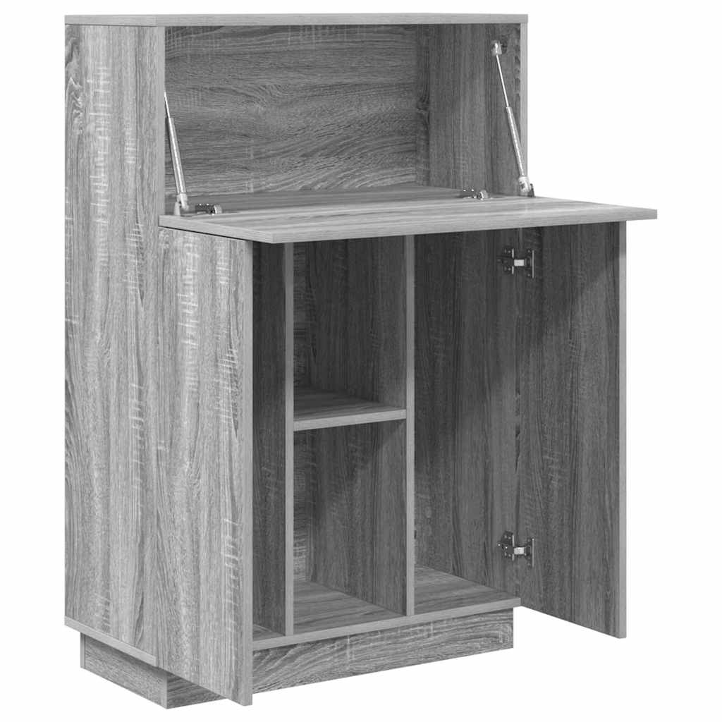 Desk Grey Sonoma 71.5 x 31.5 x 106.5 cm Engineered Wood