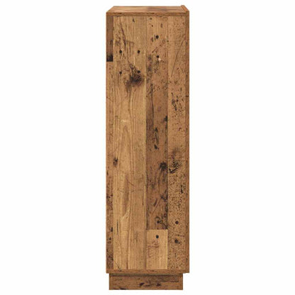 Desk with Shelf Old Wood 71.5 x 31.5 x 106.5 cm Engineered Wood