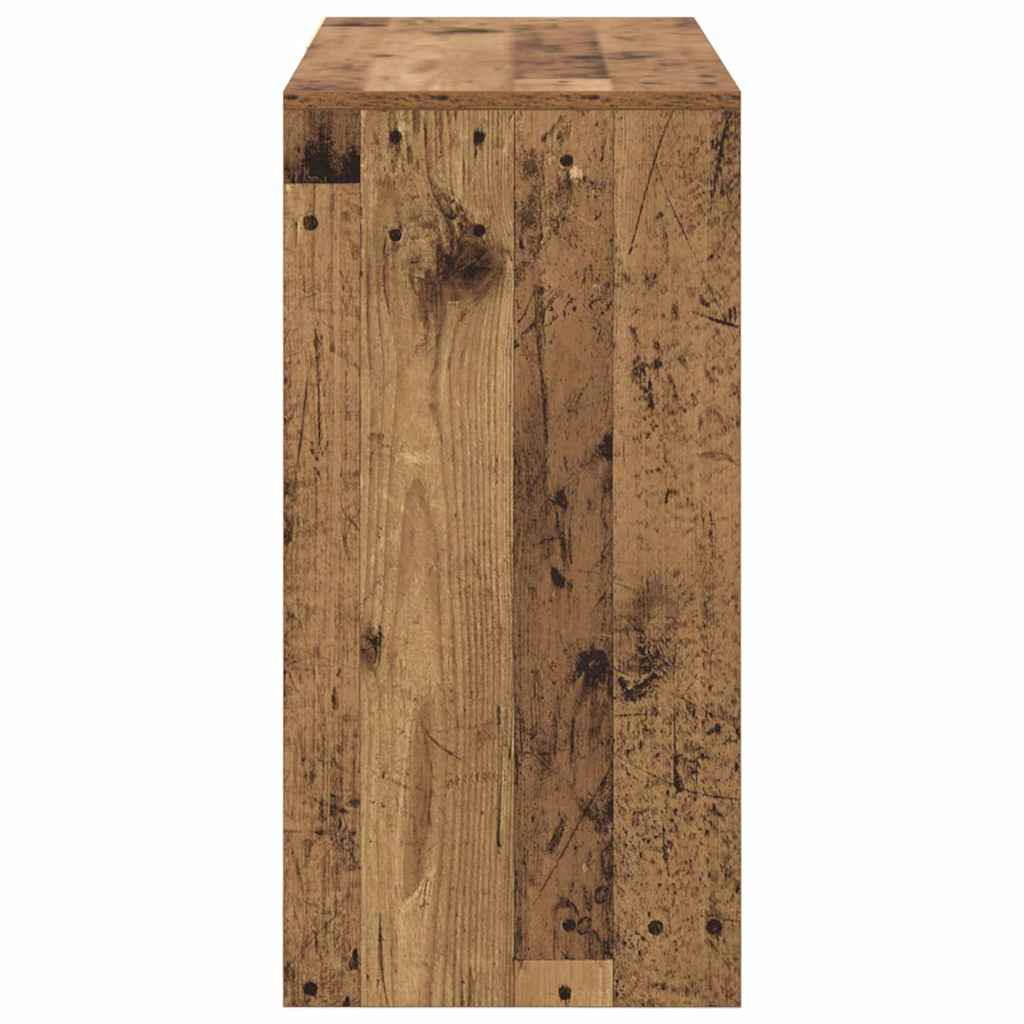 Desk with Drawer Old Wood 90 x 37.5 x 75 cm Engineered Wood