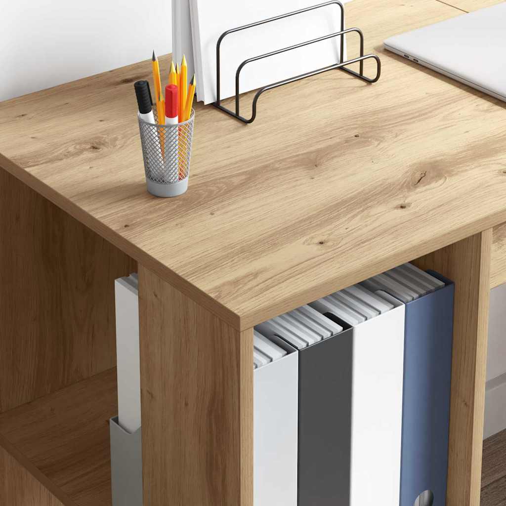 Desk Artisan Oak Engineered Wood 130 x 50.5 x 75 cm