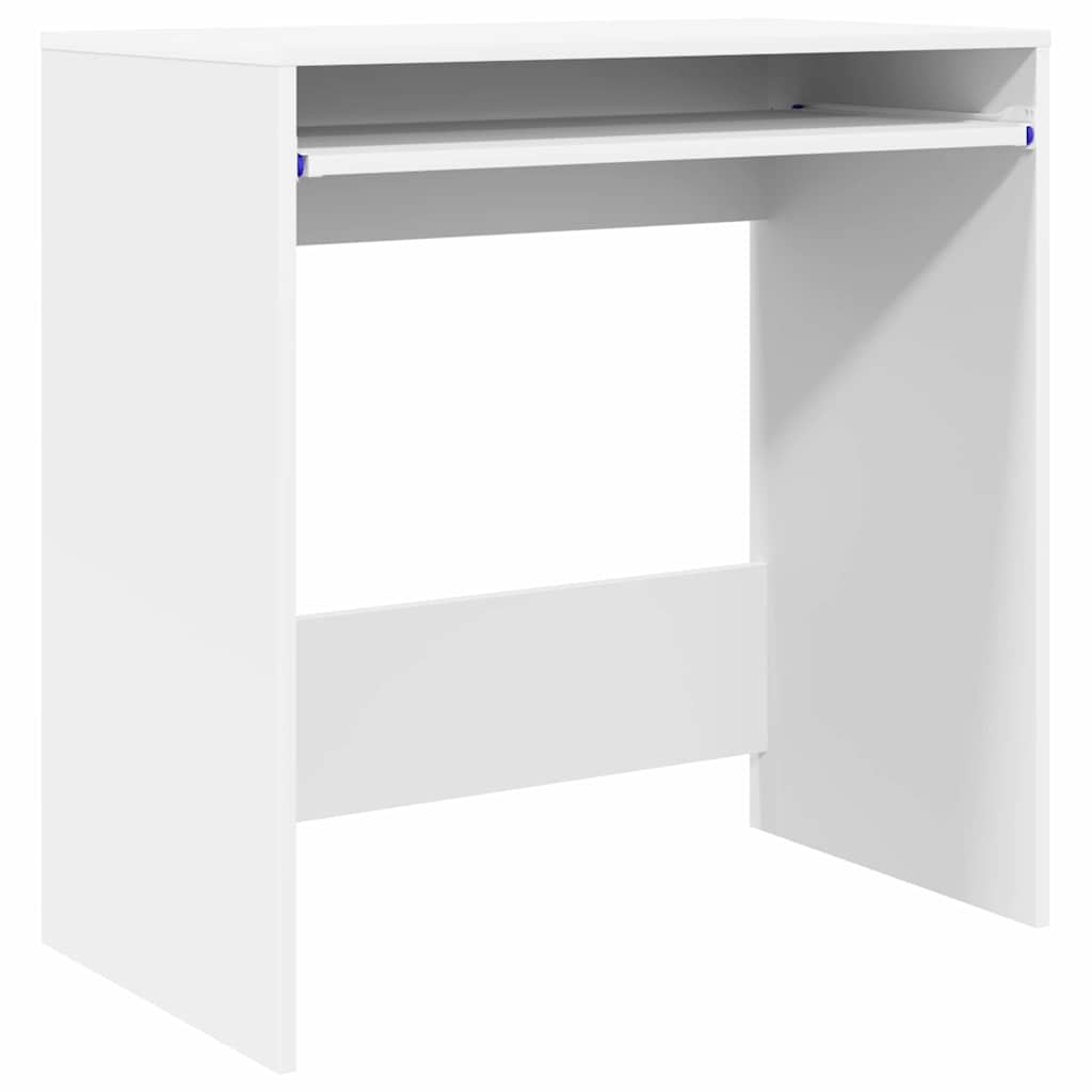 Desk with Drawer White 77.5 x 43 x 79 cm Engineered Wood