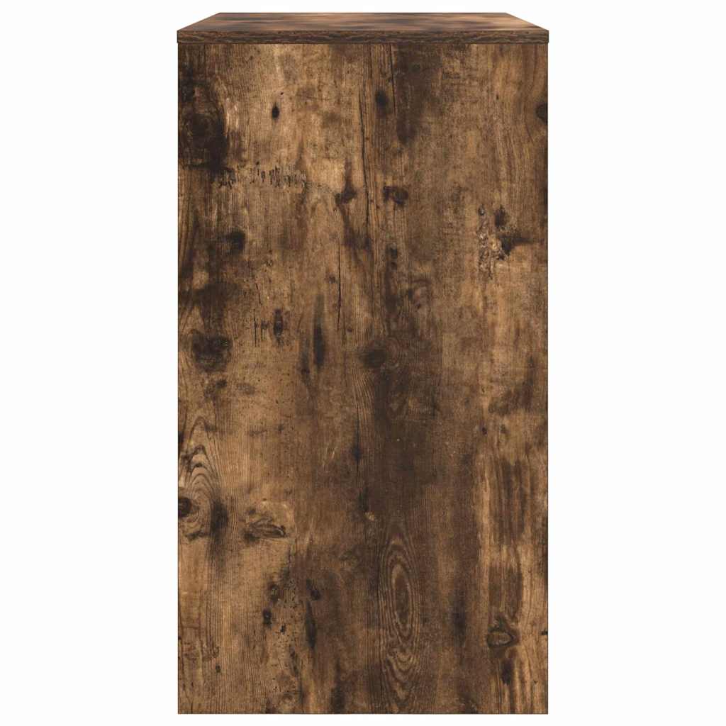 Desk with Drawer Smoked Oak 77.5 x 43 x 79 cm Engineered Wood