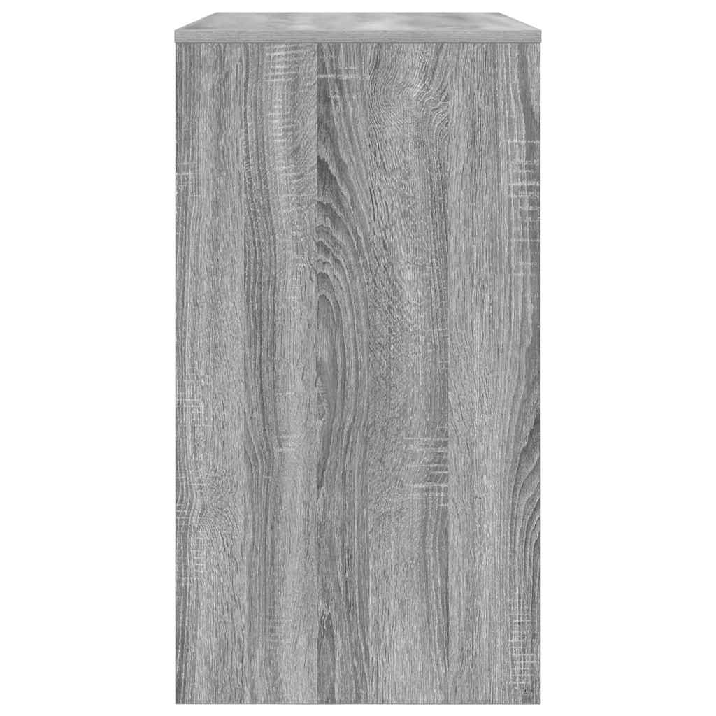 Desk with Drawer Grey Sonoma 77.5 x 43 x 79 cm Engineered Wood