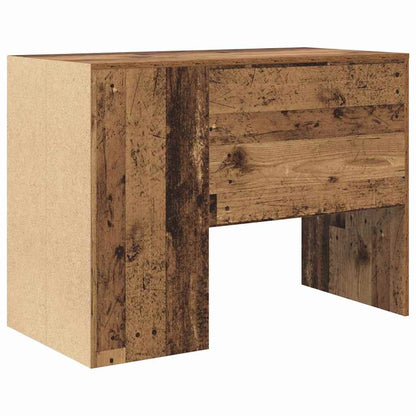 Desk with Shelf Old Wood 102 x 50 x 75 cm Engineered Wood