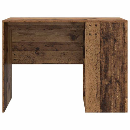 Desk with Shelf Old Wood 102 x 50 x 75 cm Engineered Wood