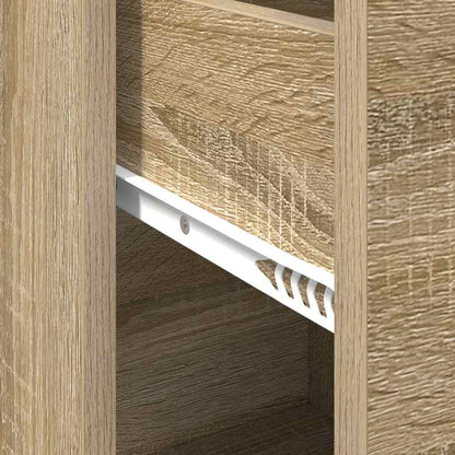 Sideboard with Drawer Sonoma Oak 38 x 34 x 75 cm