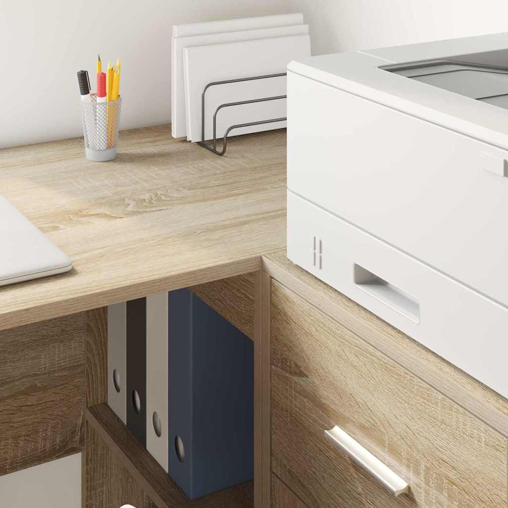 Sideboard with Drawer Sonoma Oak 38 x 34 x 75 cm
