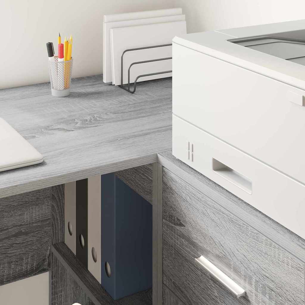 Sideboard with Drawer Grey Sonoma 38 x 34 x 75 cm