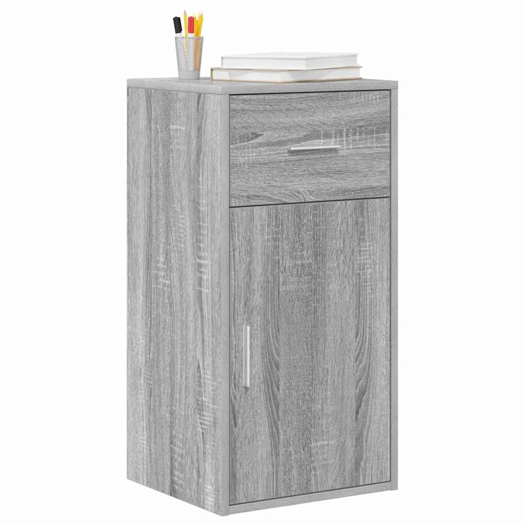 Sideboard with Drawer Grey Sonoma 38 x 34 x 75 cm