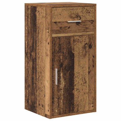 Sideboard with Drawer Old Wood 38 x 34 x 75 cm