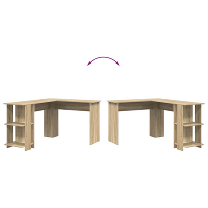 Corner Desk Sonoma Oak 140 x 113.5 x 75 cm Engineered Wood