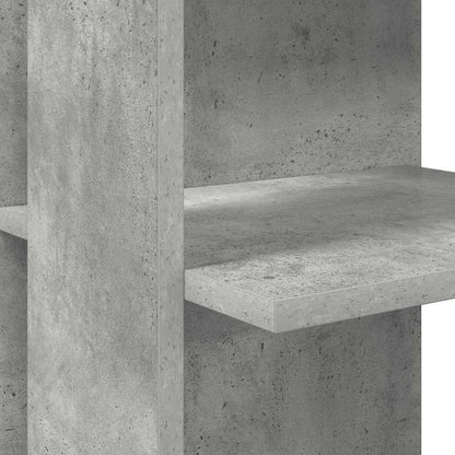 Corner Desk Concrete Grey 140 x 113.5 x 75 cm Engineered Wood