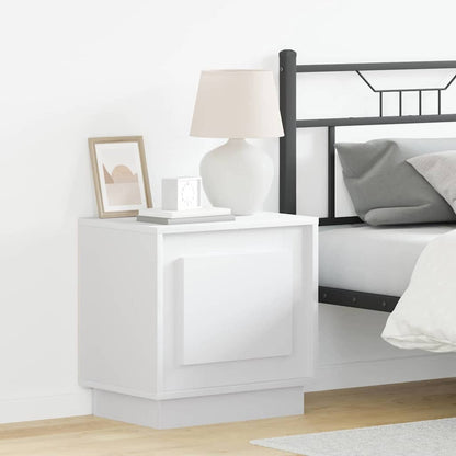 Bedside Cabinet 2 pcs White 44 x 34.5 x 45 cm Engineered Wood