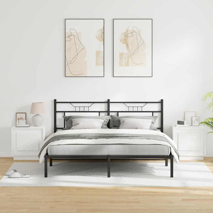 Bedside Cabinet 2 pcs White 44 x 34.5 x 45 cm Engineered Wood