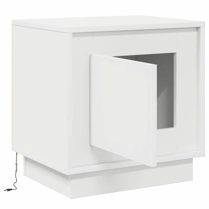 Bedside Cabinet 2 pcs White 44 x 34.5 x 45 cm Engineered Wood