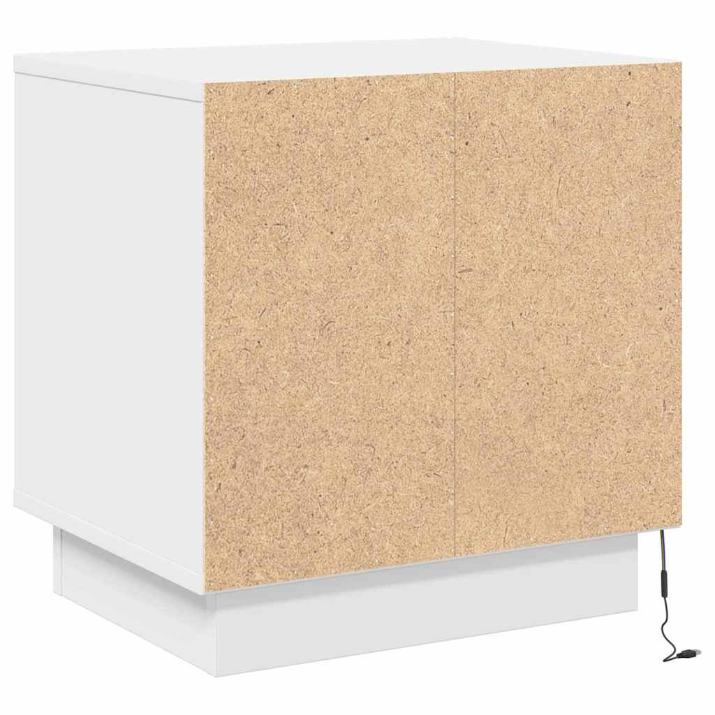 Bedside Cabinet 2 pcs White 44 x 34.5 x 45 cm Engineered Wood