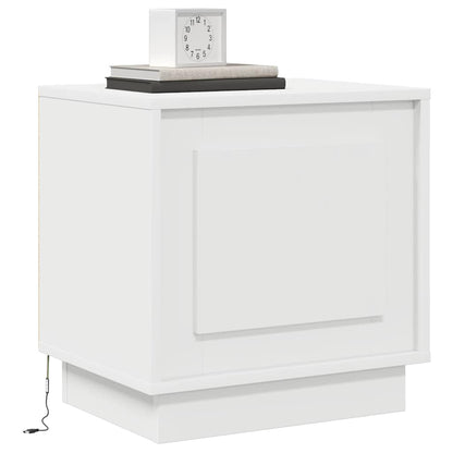 Bedside Cabinet 2 pcs White 44 x 34.5 x 45 cm Engineered Wood