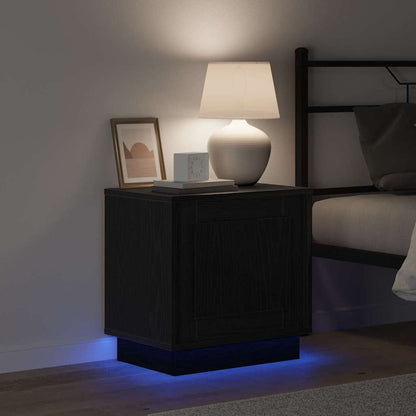 Bedside Cabinet 2 pcs Black 44 x 34.5 x 45 cm Engineered Wood