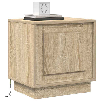 Bedside Cabinet Sonoma Oak 44 x 34.5 x 45 cm Engineered Wood