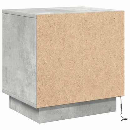 Bedside Cabinet Concrete Grey 44 x 34.5 x 45 cm Engineered Wood