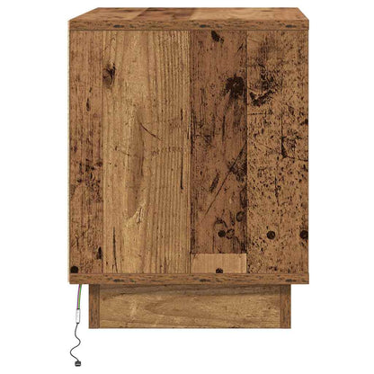 Bedside Cabinet Old Wood 44 x 34.5 x 45 cm Engineered Wood