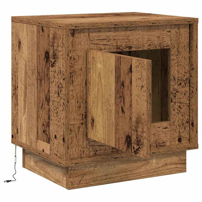 Bedside Cabinet 2 pcs Old Wood 44 x 34.5 x 45 cm