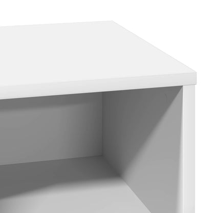 Bedside Cabinet White 50 x 34.5 x 50 cm Engineered wood