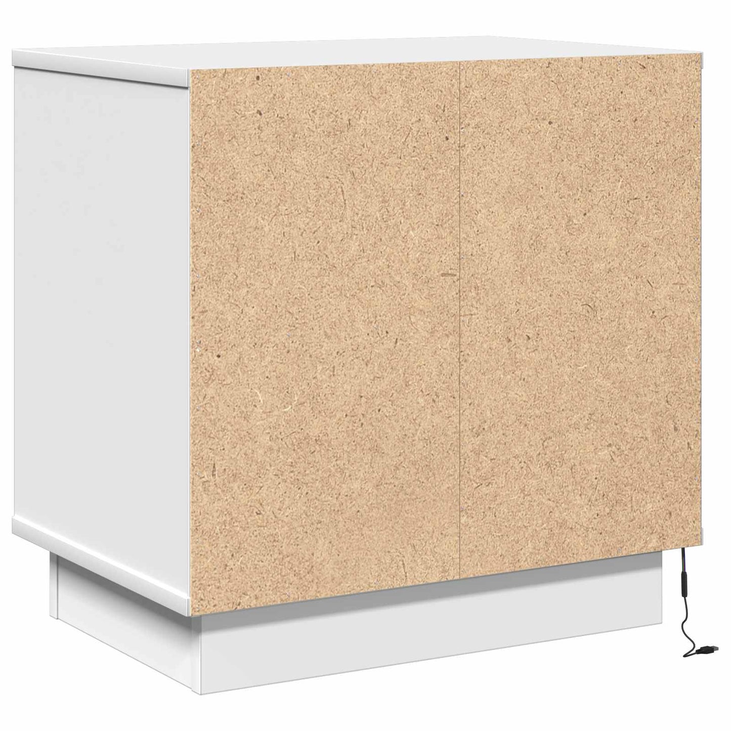 Bedside Cabinet White 50 x 34.5 x 50 cm Engineered wood