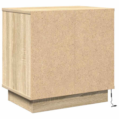 Bedside Cabinet with Drawer 2 pcs Sonoma Oak 50 x 34.5 x 50 cm