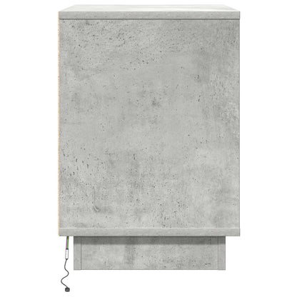 Bedside Cabinet 2 pcs Concrete Grey 50 x 34.5 x 50 cm
