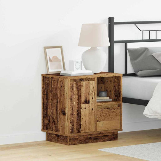 Bedside Cabinet 2 pcs Old Wood 50 x 34.5 x 50 cm