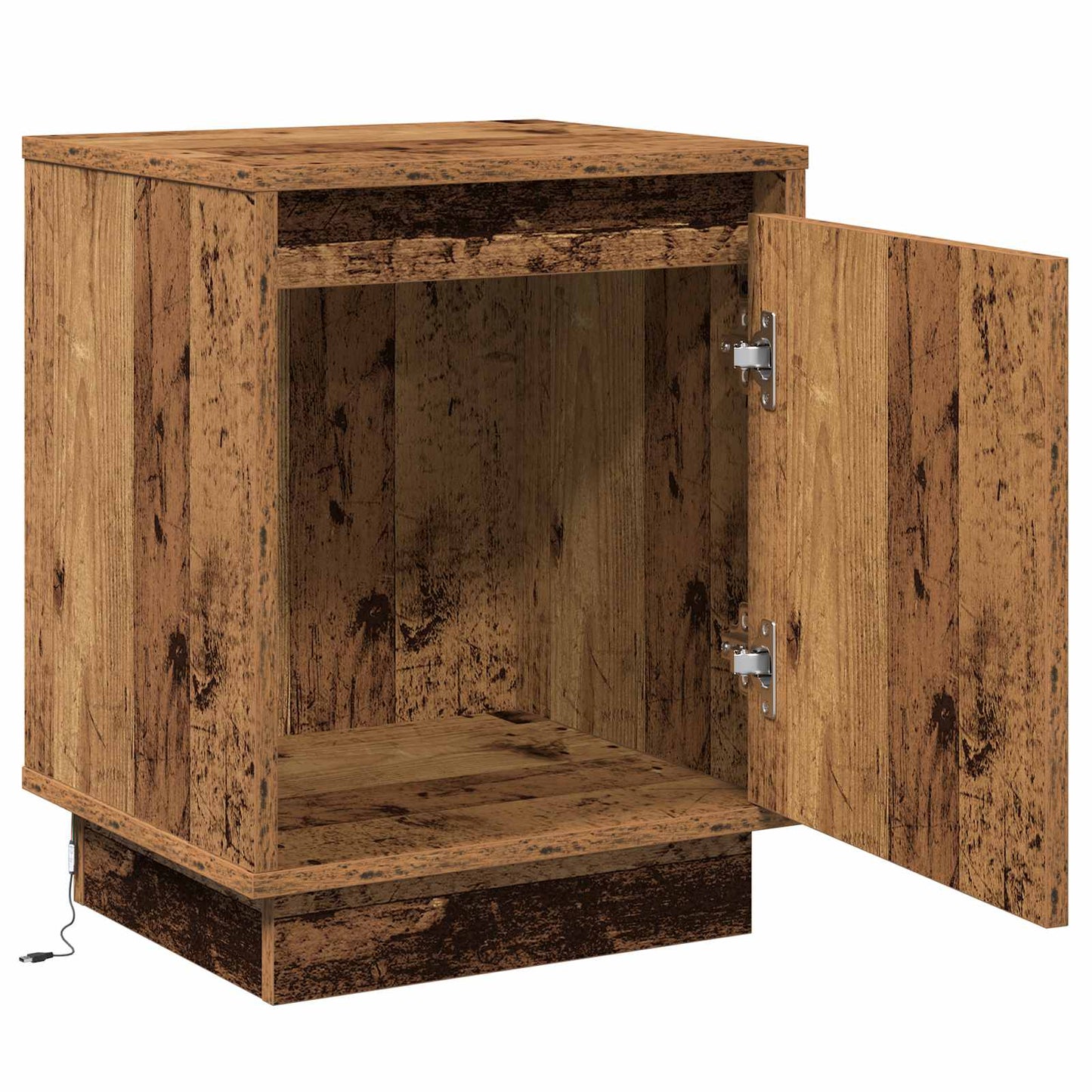 Bedside Cabinet Old Wood 39 x 34.5 x 50 cm Engineered wood